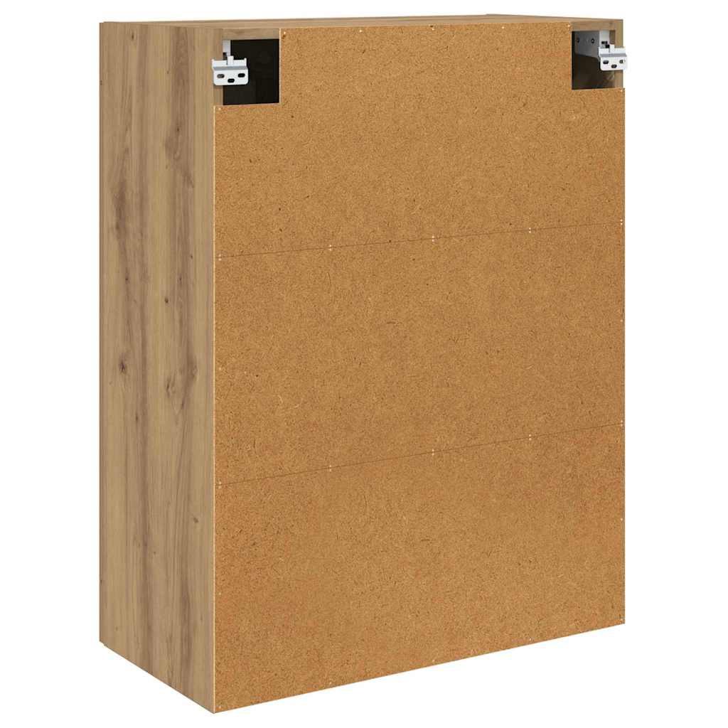 Wall-mounted Cabinet 2 pcs Artisan Oak 69.5 x 34 x 90 cm