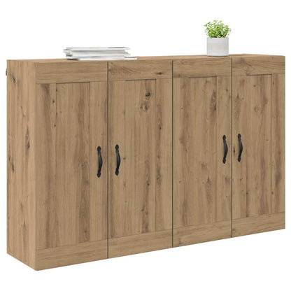 Wall-mounted Cabinet 2 pcs Artisan Oak 69.5 x 34 x 90 cm