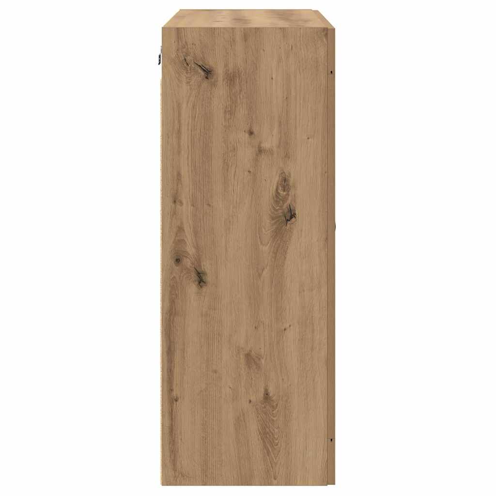 Wall-mounted Cabinet 2 pcs Artisan Oak 69.5 x 34 x 90 cm