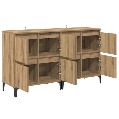 Sideboards 2 pcs Artisan Oak 60 x 35 x 70 cm Engineered Wood