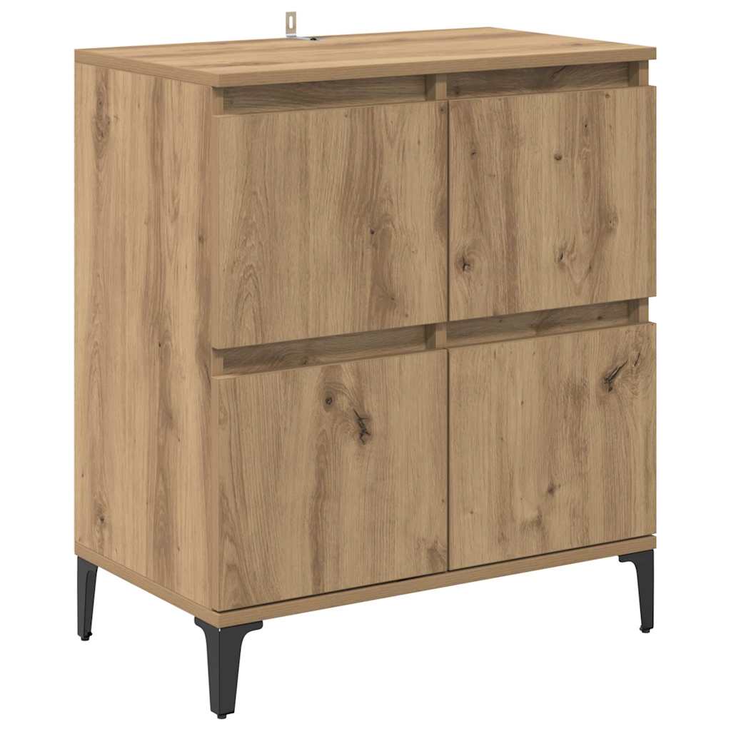 Sideboards 2 pcs Artisan Oak 60 x 35 x 70 cm Engineered Wood