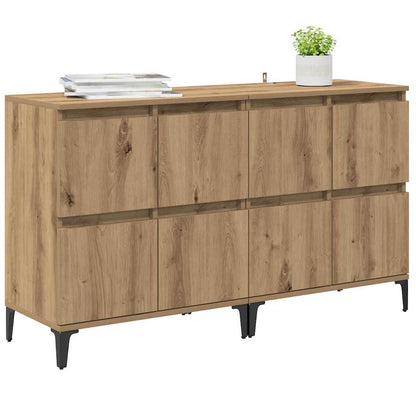 Sideboards 2 pcs Artisan Oak 60 x 35 x 70 cm Engineered Wood