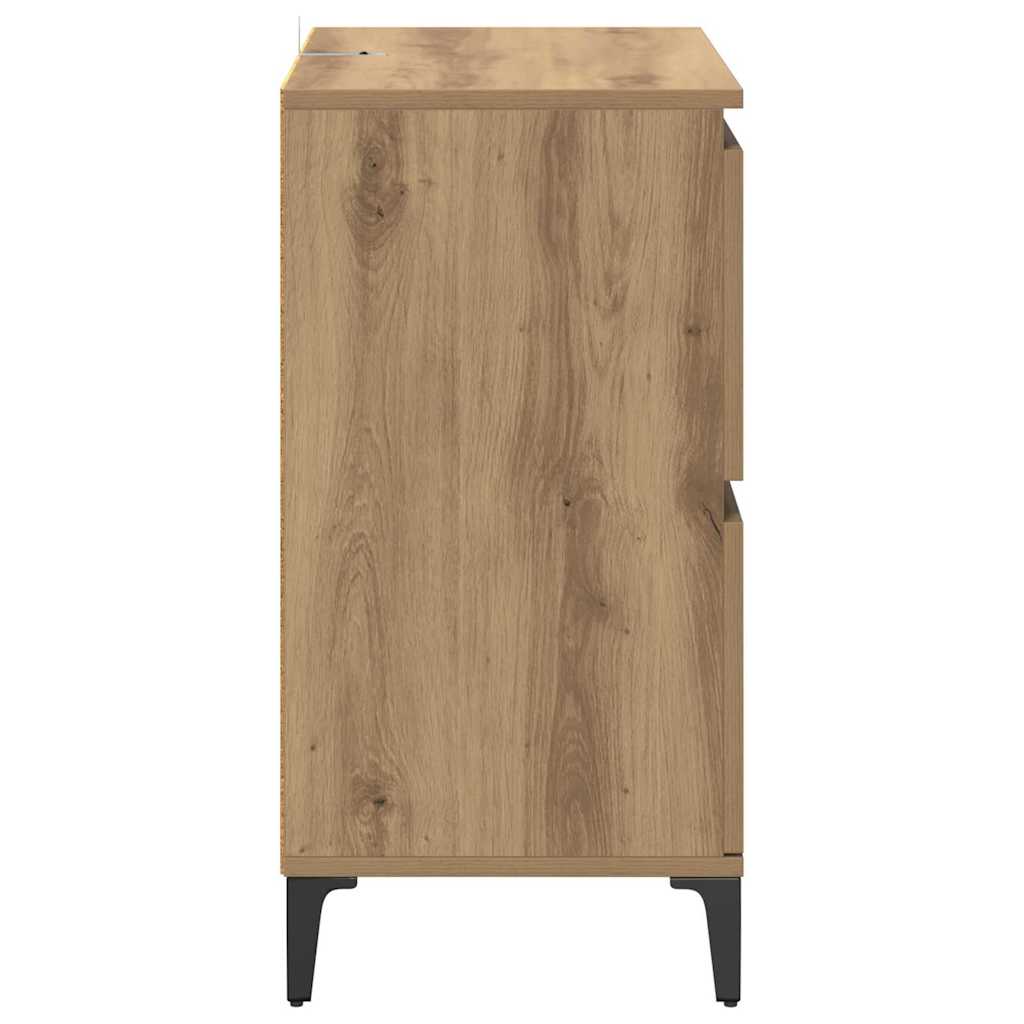 Sideboards 2 pcs Artisan Oak 60 x 35 x 70 cm Engineered Wood