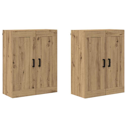 Wall-mounted Cabinet 2 pcs Artisan Oak 69.5 x 34 x 90 cm