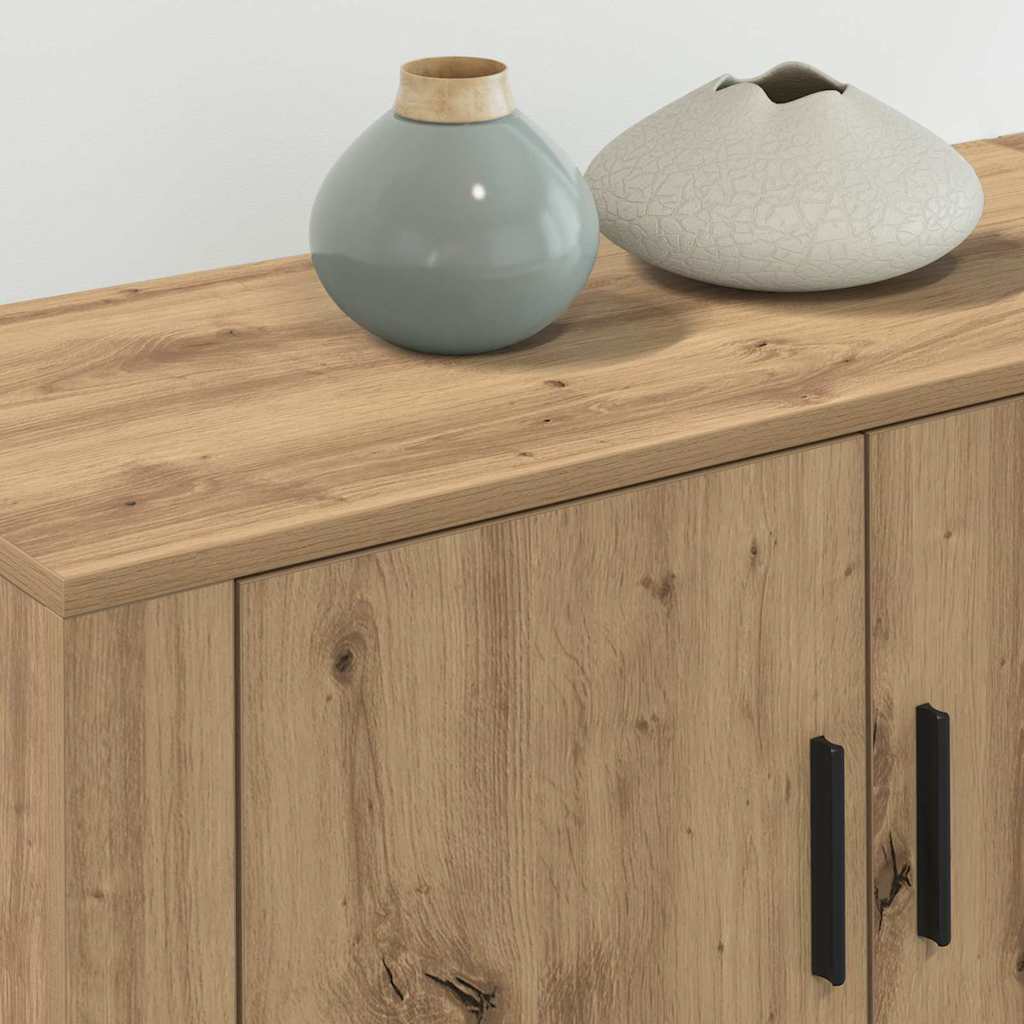 Wall-mounted TV Cabinet Set 3 pcs Artisan Oak Engineered Wood