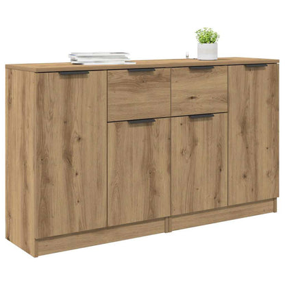 Sideboards 2 pcs Artisan Oak 60 x 30 x 70 cm Engineered Wood