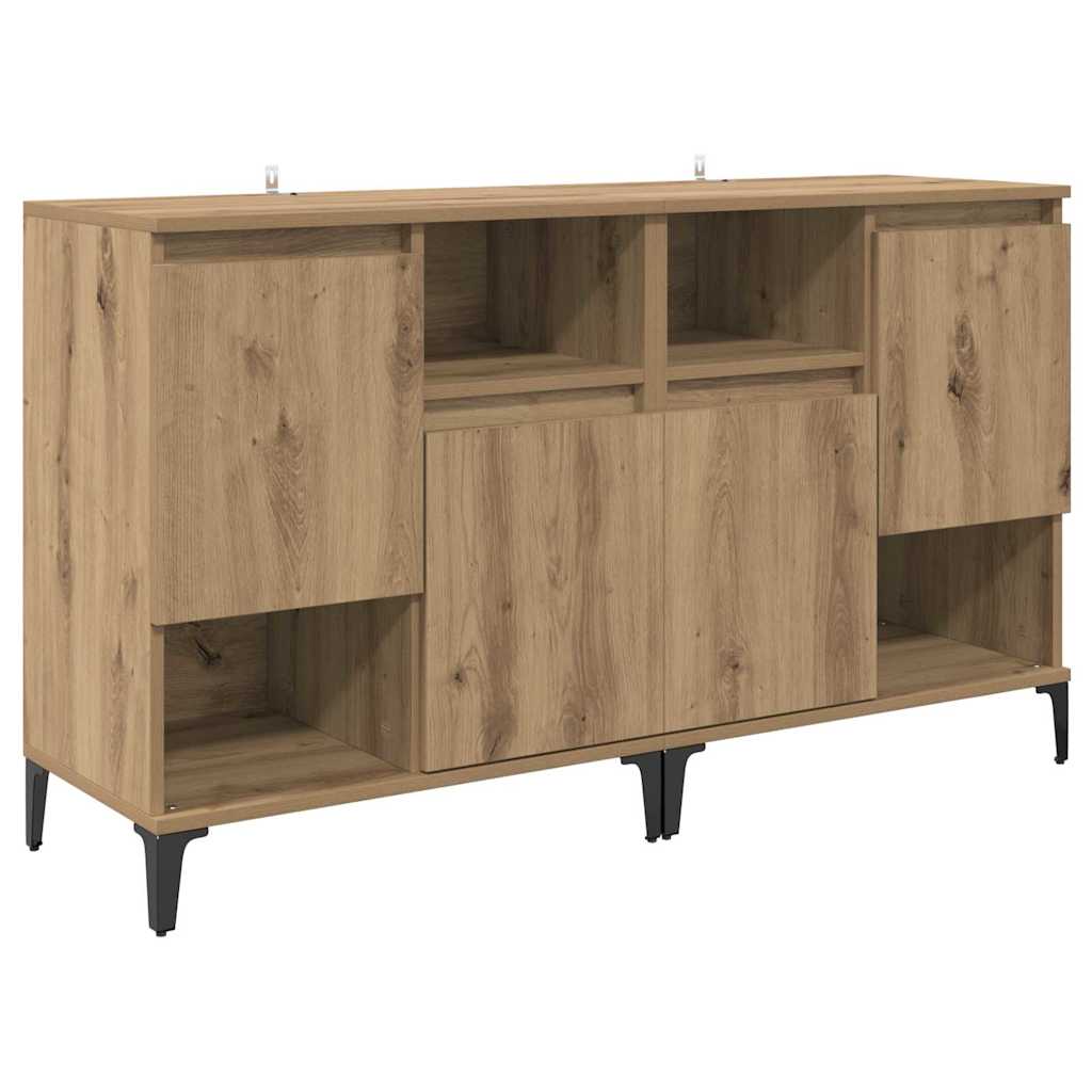 Sideboards 2 pcs Artisan Oak 60 x 35 x 70 cm Engineered Wood