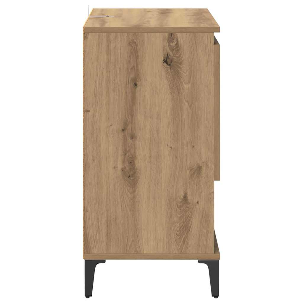 Sideboards 2 pcs Artisan Oak 60 x 35 x 70 cm Engineered Wood