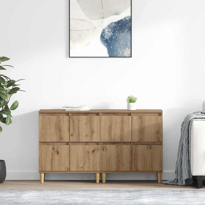 Sideboards 2 pcs Artisan Oak 60 x 35 x 70 cm Engineered Wood