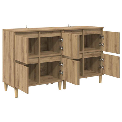 Sideboards 2 pcs Artisan Oak 60 x 35 x 70 cm Engineered Wood