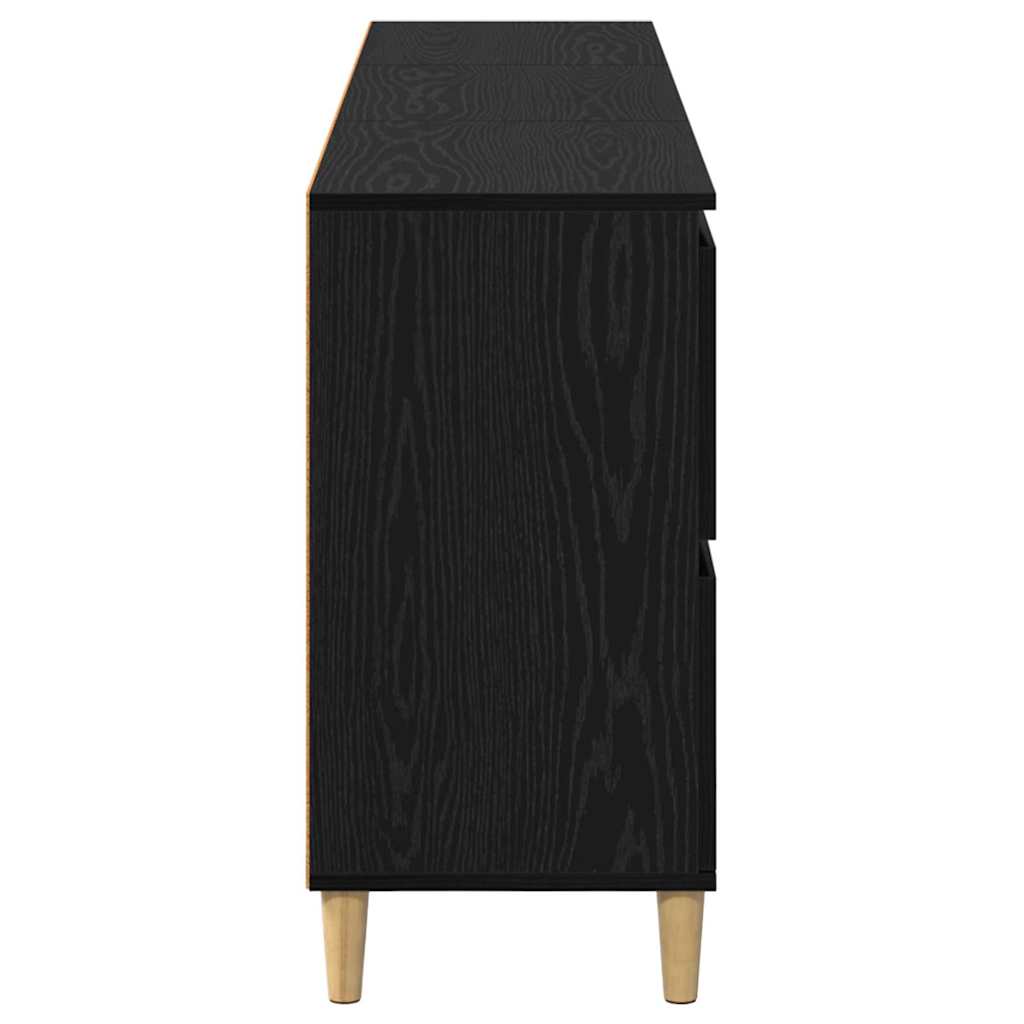 Sideboards 3 pcs Black Oak 60 x 35 x 70 cm Engineered Wood