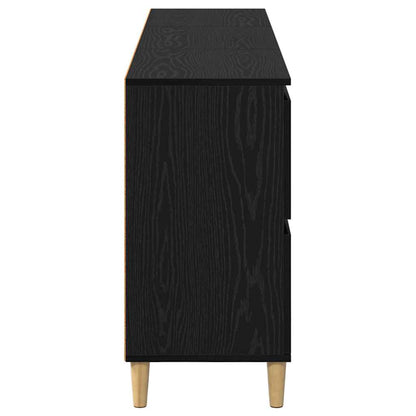 Sideboards 3 pcs Black Oak 60 x 35 x 70 cm Engineered Wood