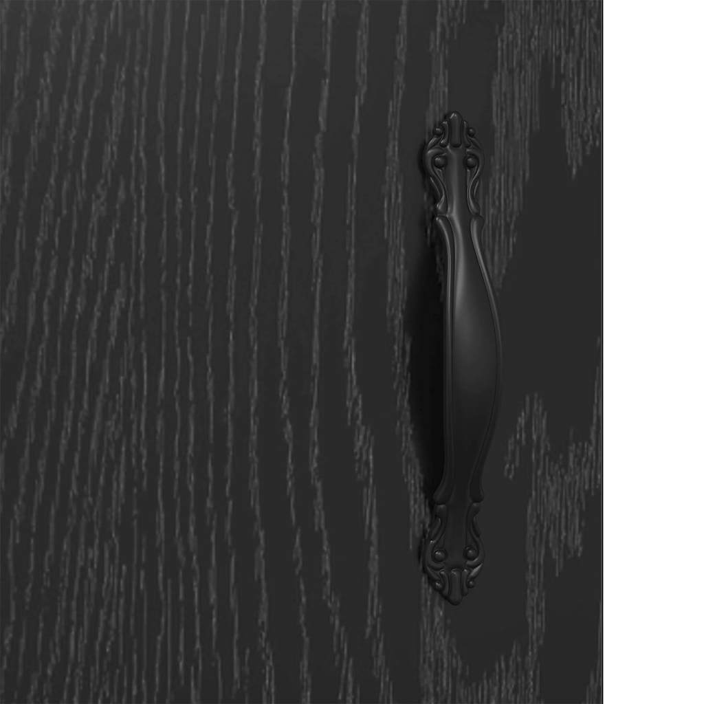 Wall-mounted Cabinet 2 pcs Black Oak 69.5 x 34 x 90 cm