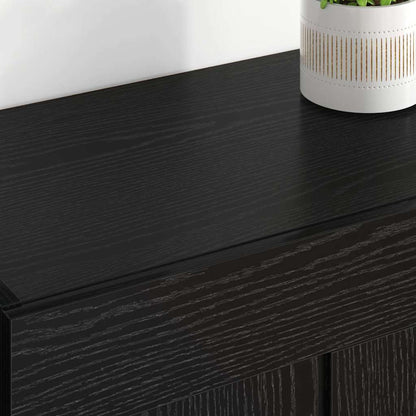 Wall-mounted Cabinet 2 pcs Black Oak 69.5 x 34 x 90 cm