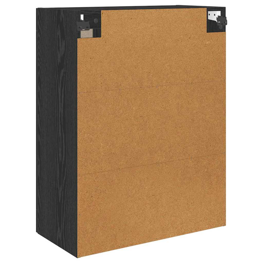 Wall-mounted Cabinet 2 pcs Black Oak 69.5 x 34 x 90 cm