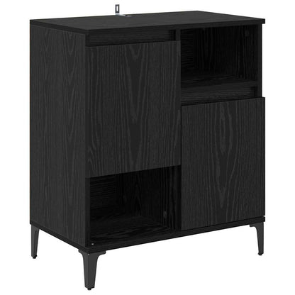 Sideboards 3 pcs Black Oak 60 x 35 x 70 cm Engineered Wood