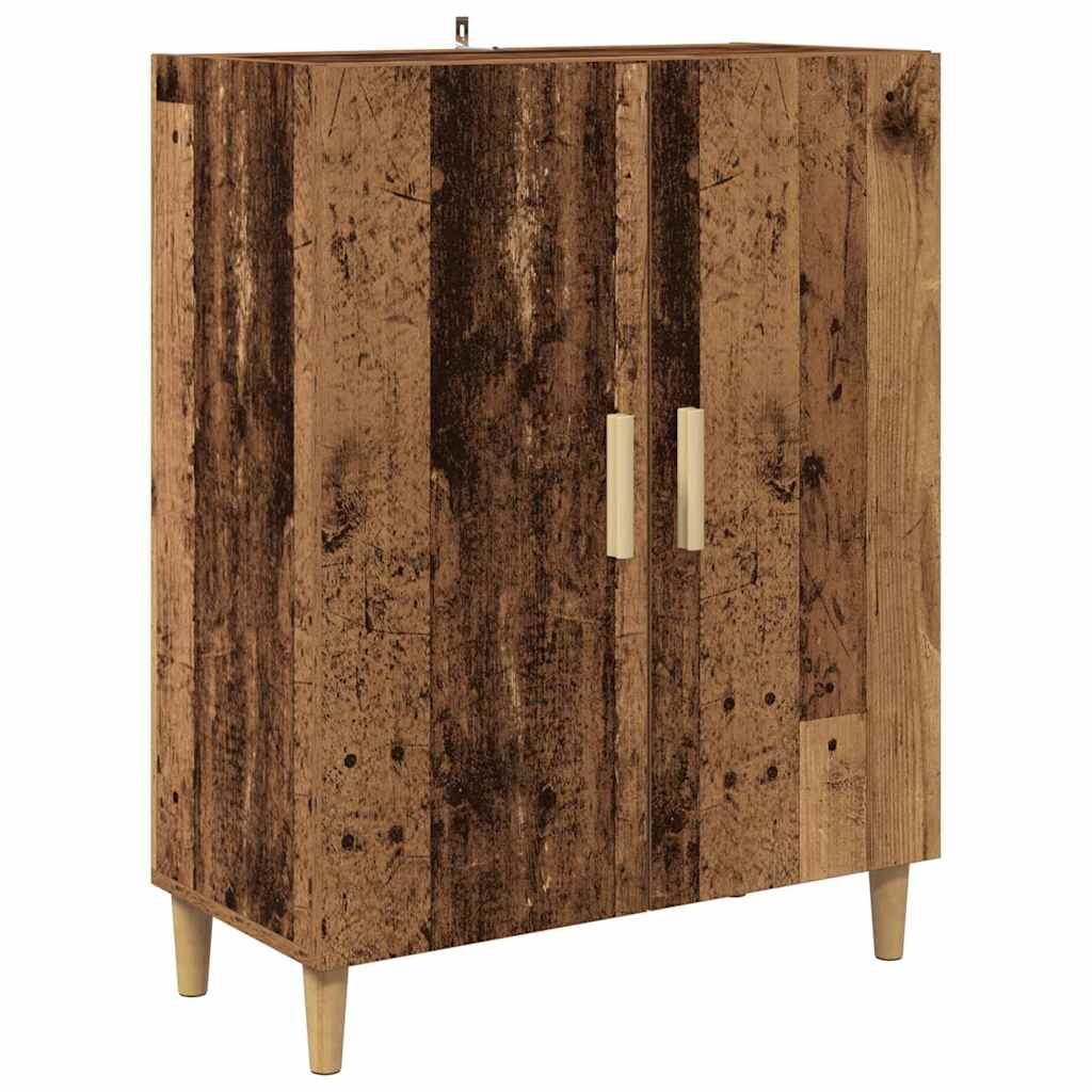 Highboard Old Wood 69.5 x 32.5 x 180 cm Engineered Wood