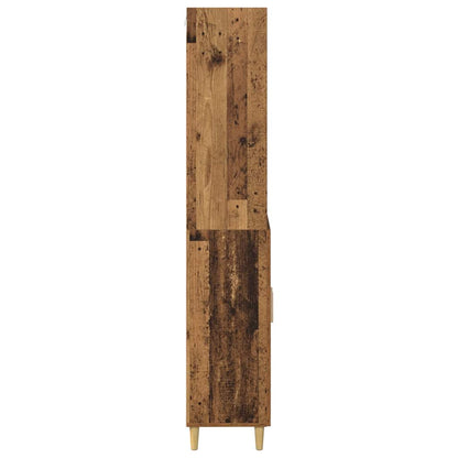 Highboard Old Wood 69.5 x 32.5 x 180 cm Engineered Wood