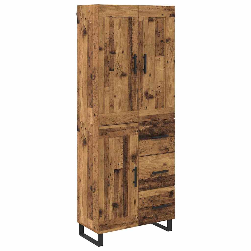 Highboard Old Wood 69.5 x 34 x 180 cm Engineered Wood