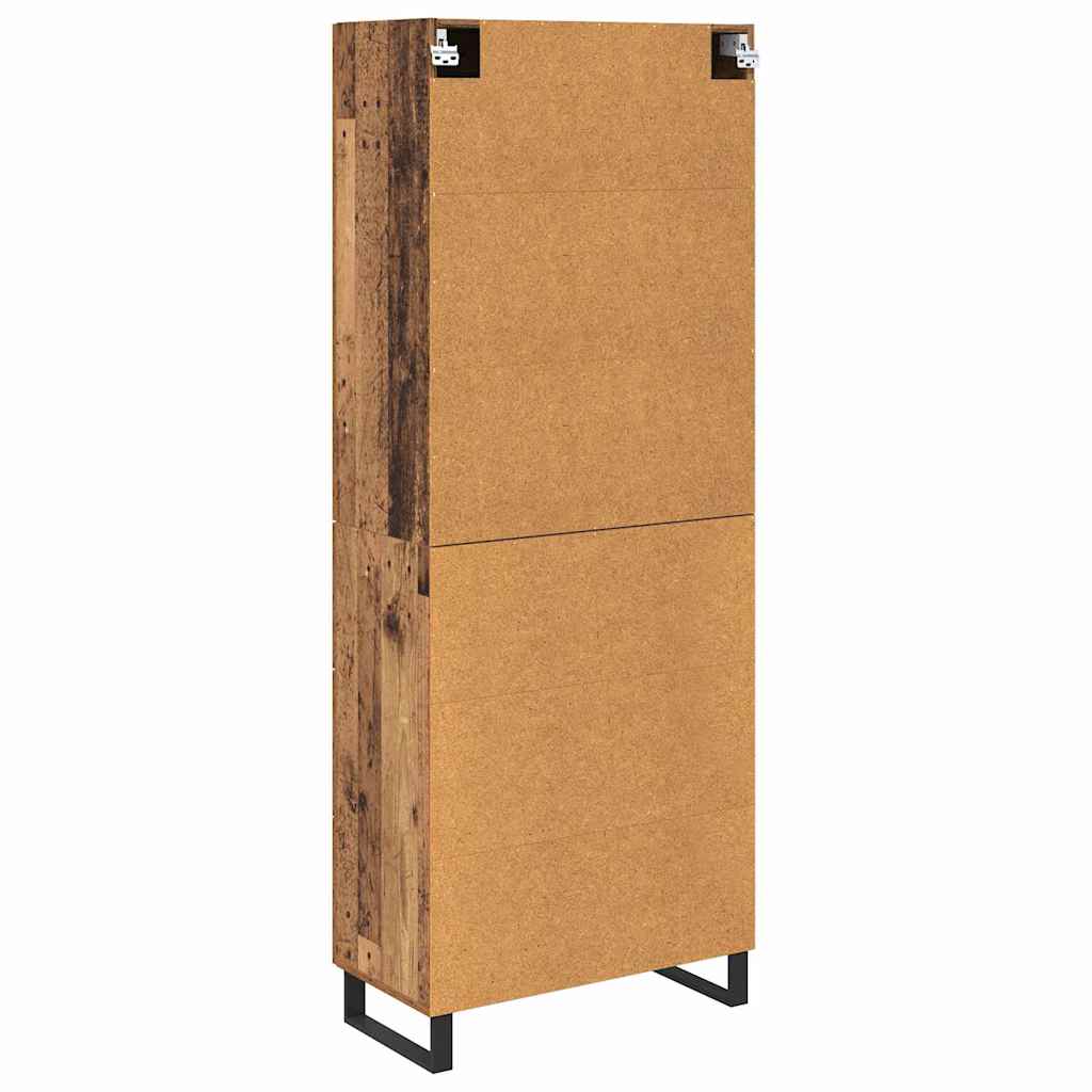 Highboard Old Wood 69.5 x 34 x 180 cm Engineered Wood