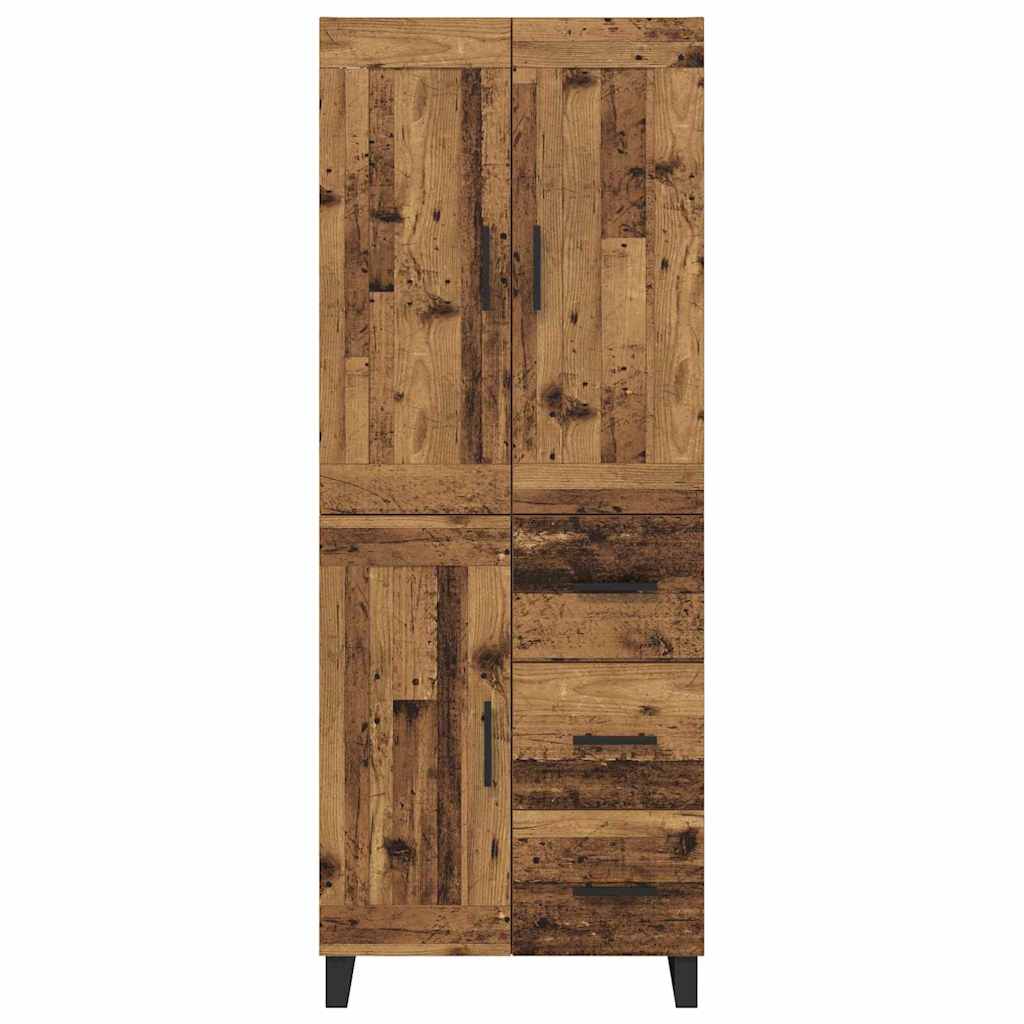Highboard Old Wood 69.5 x 34 x 180 cm Engineered Wood