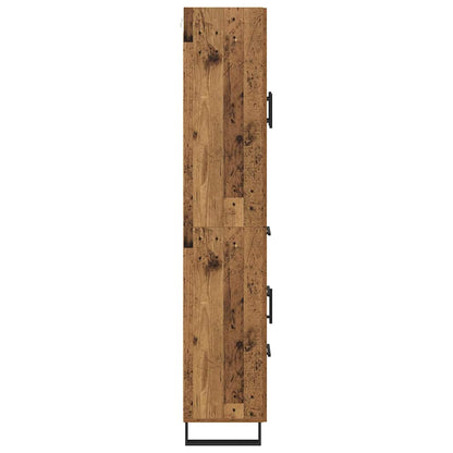 Highboard Old Wood 69.5 x 34 x 180 cm Engineered Wood