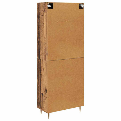 Highboard Old Wood 69.5 x 34 x 180 cm Engineered Wood