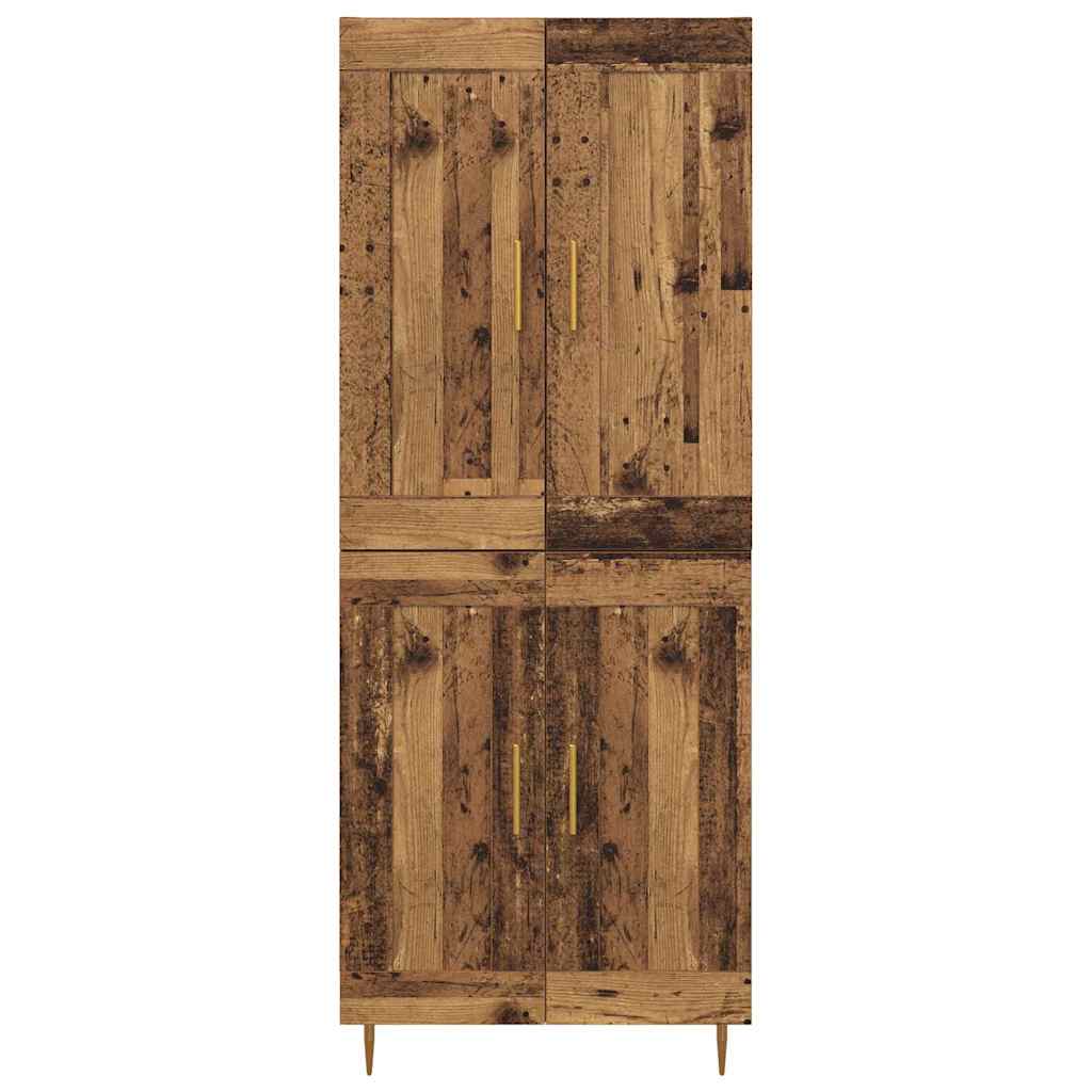 Highboard Old Wood 69.5 x 34 x 180 cm Engineered Wood