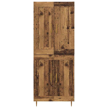 Highboard Old Wood 69.5 x 34 x 180 cm Engineered Wood