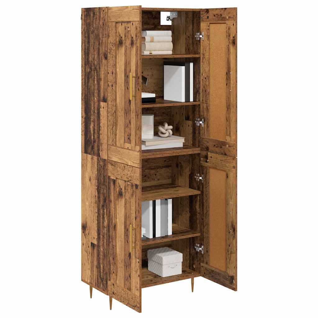 Highboard Old Wood 69.5 x 34 x 180 cm Engineered Wood