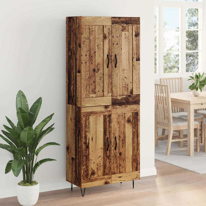 Highboard Old Wood 69.5 x 34 x 180 cm Engineered Wood