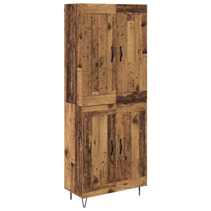 Highboard Old Wood 69.5 x 34 x 180 cm Engineered Wood