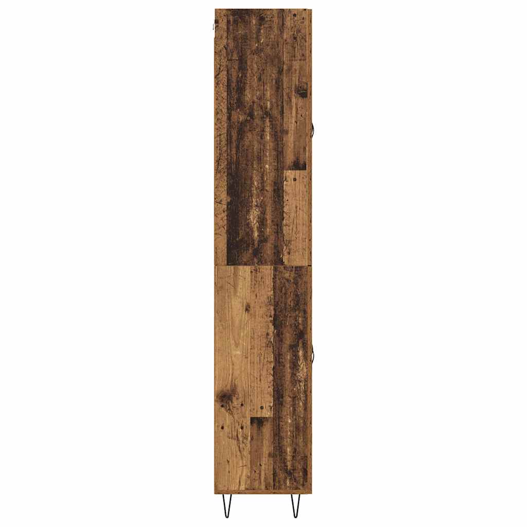 Highboard Old Wood 69.5 x 34 x 180 cm Engineered Wood