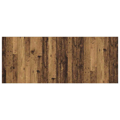 Headboard with Cabinet 3 pcs Old Wood Engineered Wood