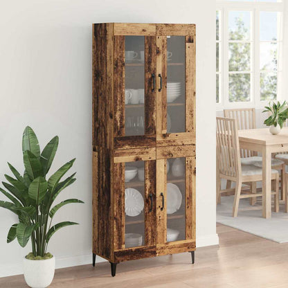 Highboard Old Wood 69.5 x 34 x 180 cm Engineered Wood