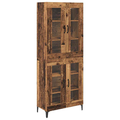 Highboard Old Wood 69.5 x 34 x 180 cm Engineered Wood
