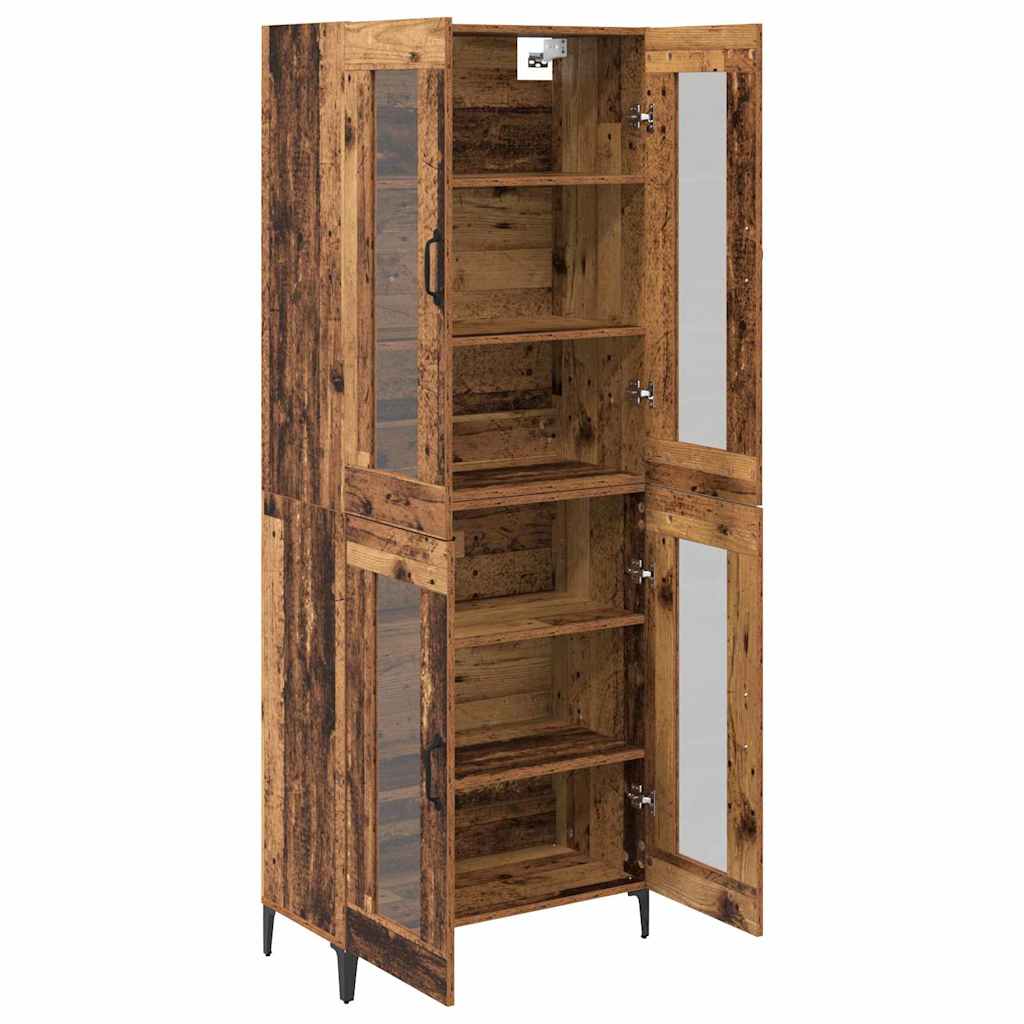 Highboard Old Wood 69.5 x 34 x 180 cm Engineered Wood