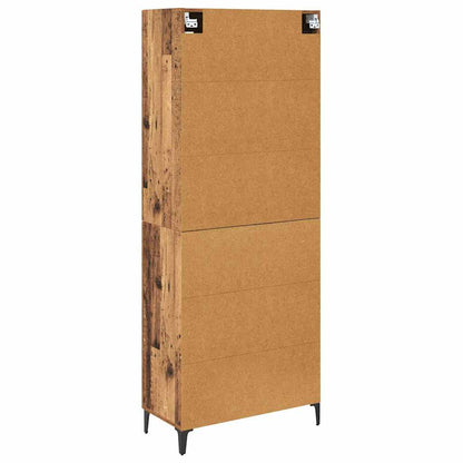Highboard Old Wood 69.5 x 34 x 180 cm Engineered Wood