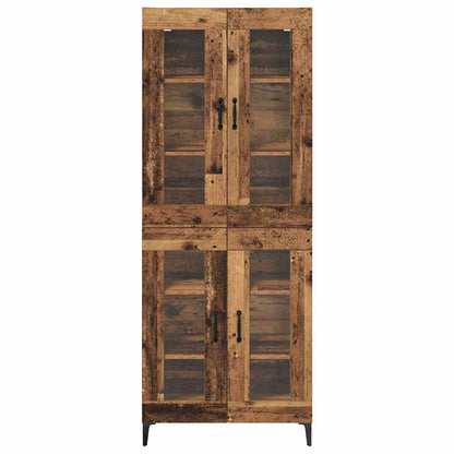 Highboard Old Wood 69.5 x 34 x 180 cm Engineered Wood