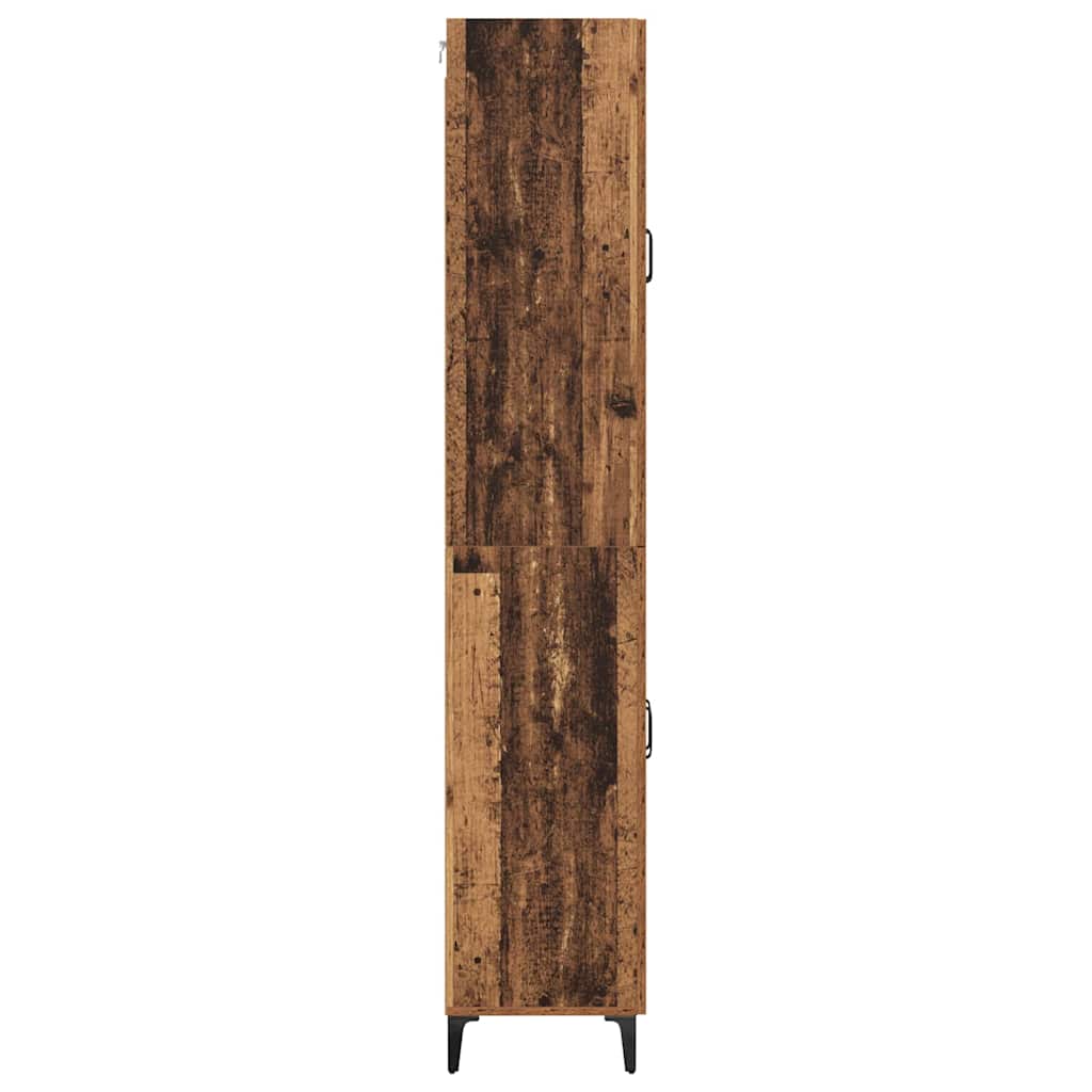 Highboard Old Wood 69.5 x 34 x 180 cm Engineered Wood