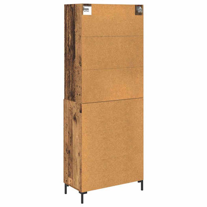 Highboard Old Wood 69.5 x 34 x 180 cm Engineered Wood