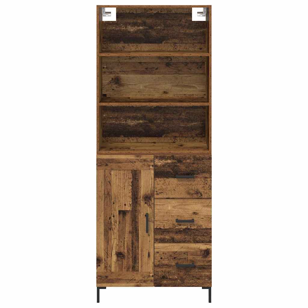 Highboard Old Wood 69.5 x 34 x 180 cm Engineered Wood