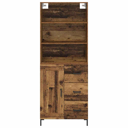 Highboard Old Wood 69.5 x 34 x 180 cm Engineered Wood
