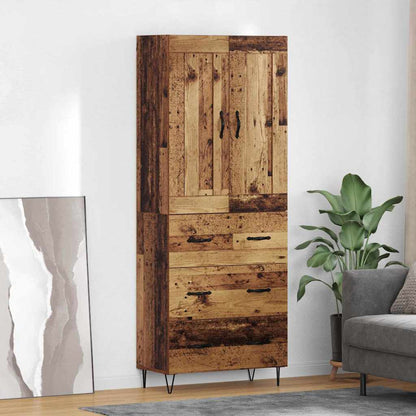 Highboard Old Wood 69.5 x 34 x 180 cm Engineered Wood