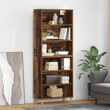Highboard Old Wood 69.5 x 32.5 x 180 cm Engineered Wood