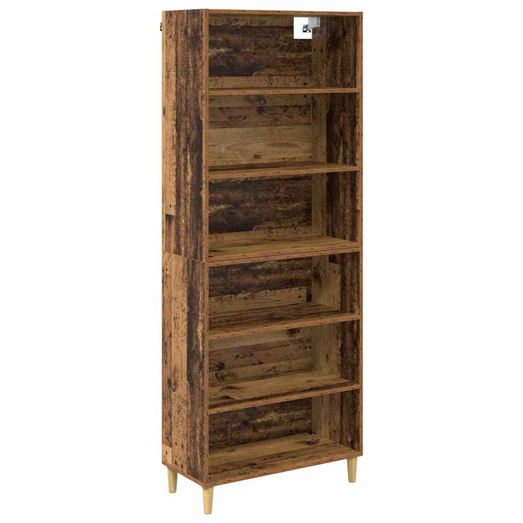 Highboard Old Wood 69.5 x 32.5 x 180 cm Engineered Wood