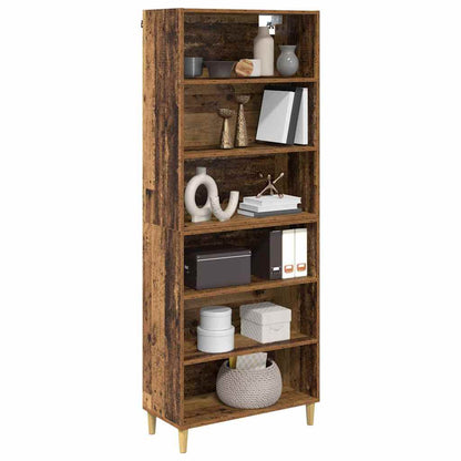Highboard Old Wood 69.5 x 32.5 x 180 cm Engineered Wood