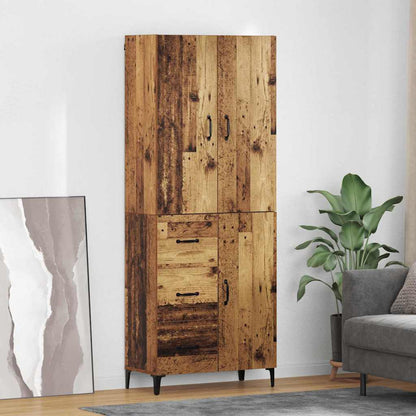 Highboard Old Wood 69.5 x 34 x 180 cm Engineered Wood