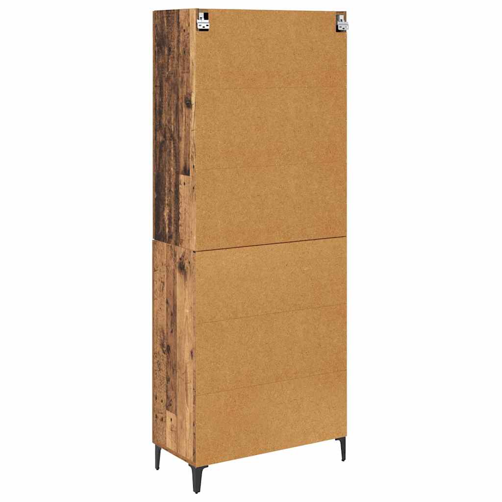 Highboard Old Wood 69.5 x 34 x 180 cm Engineered Wood