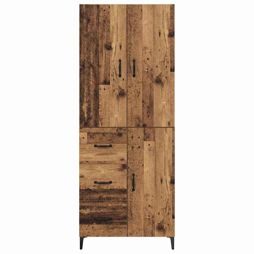 Highboard Old Wood 69.5 x 34 x 180 cm Engineered Wood
